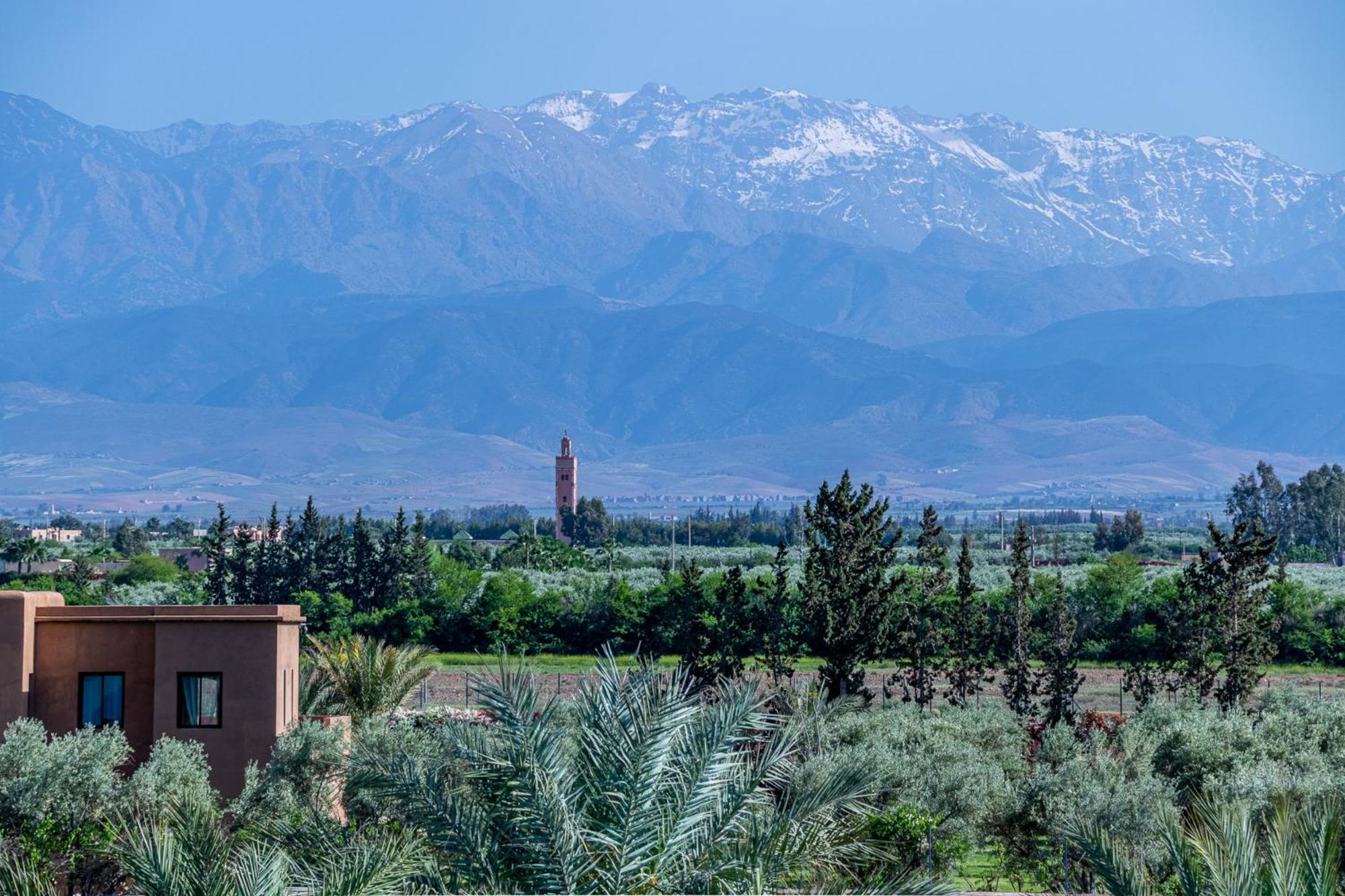 Bed and Breakfast Palais Les Sources De L'Atlas & Spa Marrakesch Exterior foto